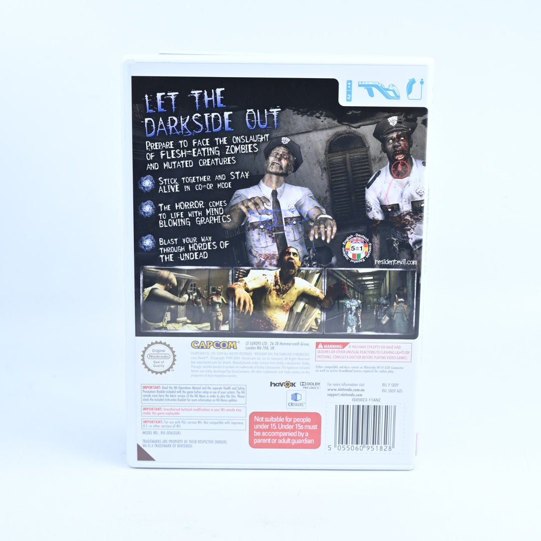 LIKE NEW! Resident Evil: The Darkside Chronicles - Nintendo Wii Game + Manual