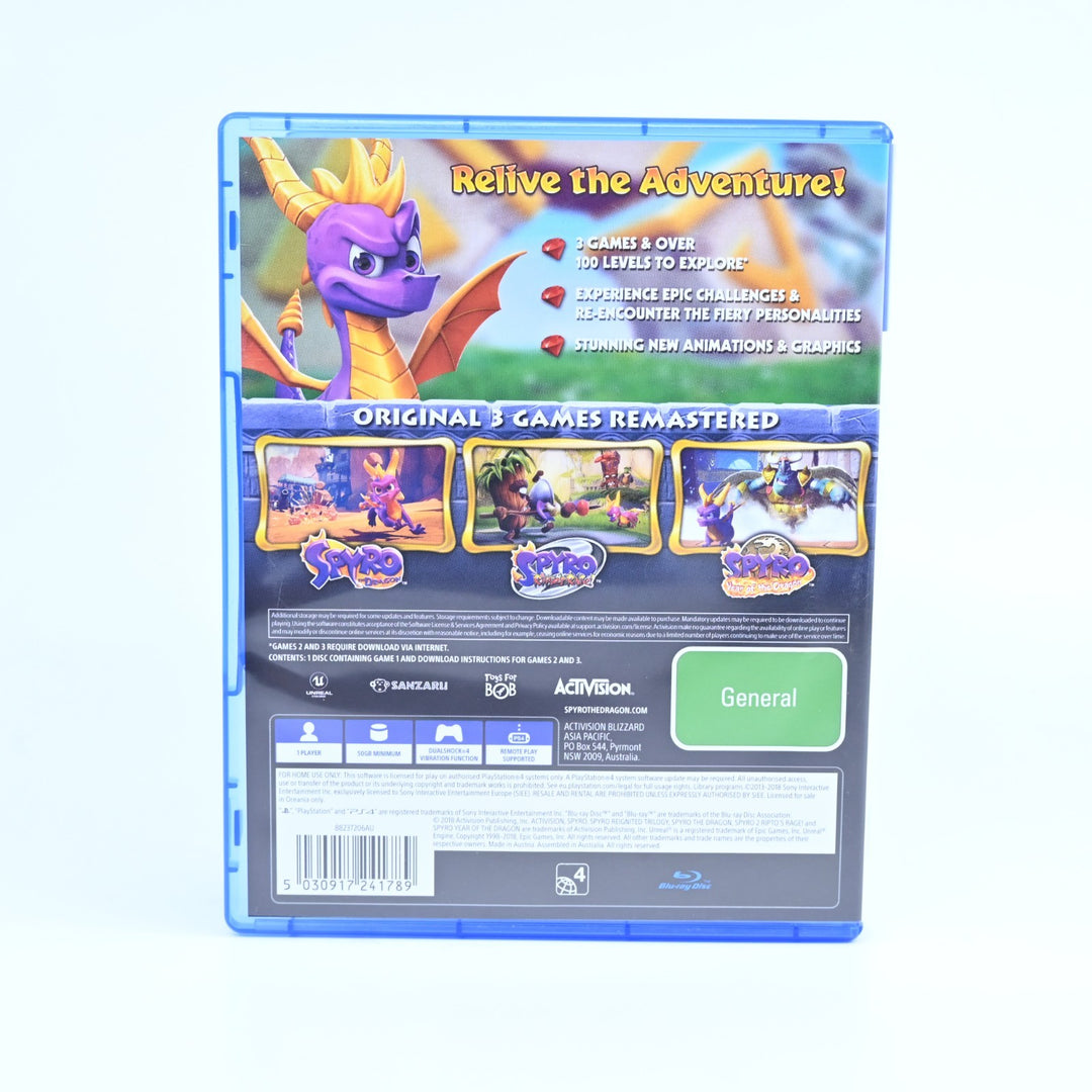 Spyro: Reignited Trilogy - Sony Playstation 4 / PS4 Game - FREE POST!