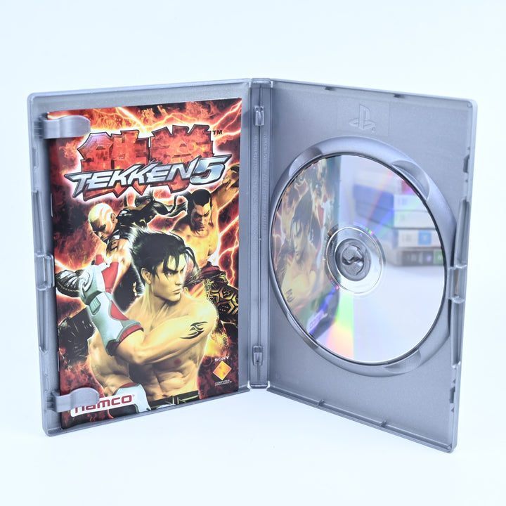 Tekken 5 - Sony Playstation 2 / PS2 Game + Manual - PAL - MINT DISC!