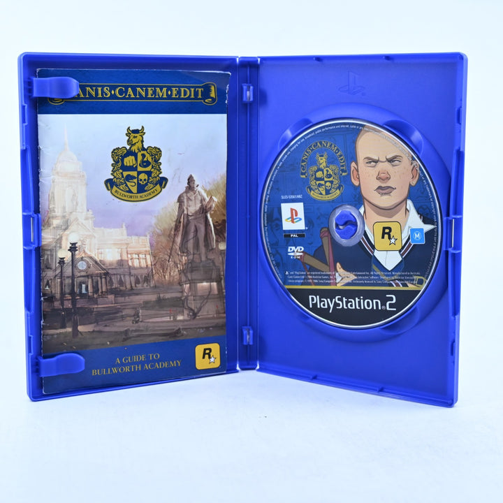 Canis Canem Edit - Bully - Sony Playstation 2 / PS2 Game + Manual - PAL