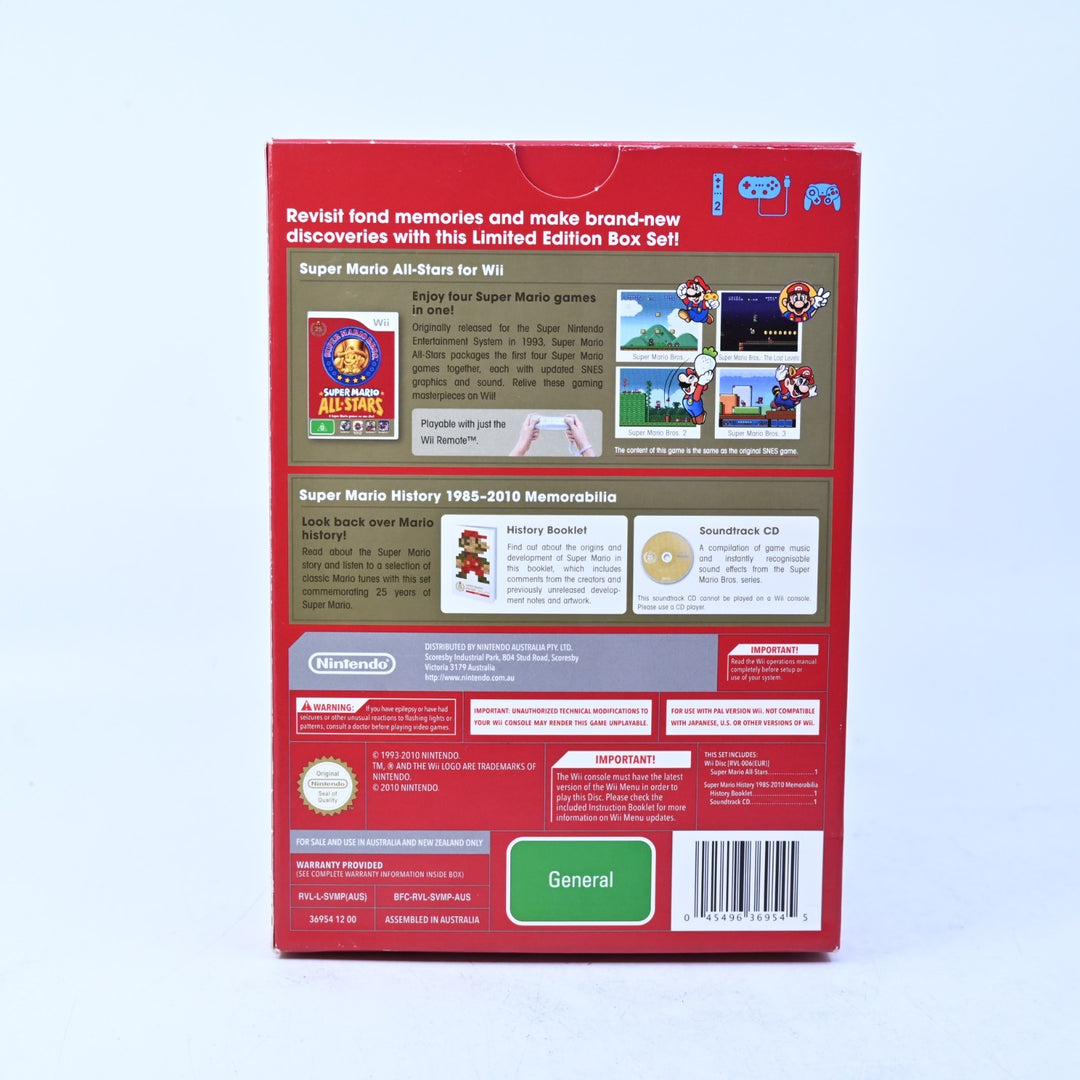 Super Mario All-Stars 25th Anniversary Edition - Nintendo Wii Game + Manual