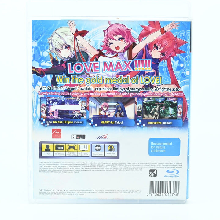 Arcana Heart 3: Love Max - Sony Playstation 3 / PS3 Game + Manual - MINT DISC!