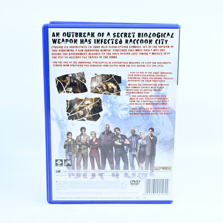 Resident Evil Outbreak - Sony Playstation 2 / PS2 Game + Manual - PAL
