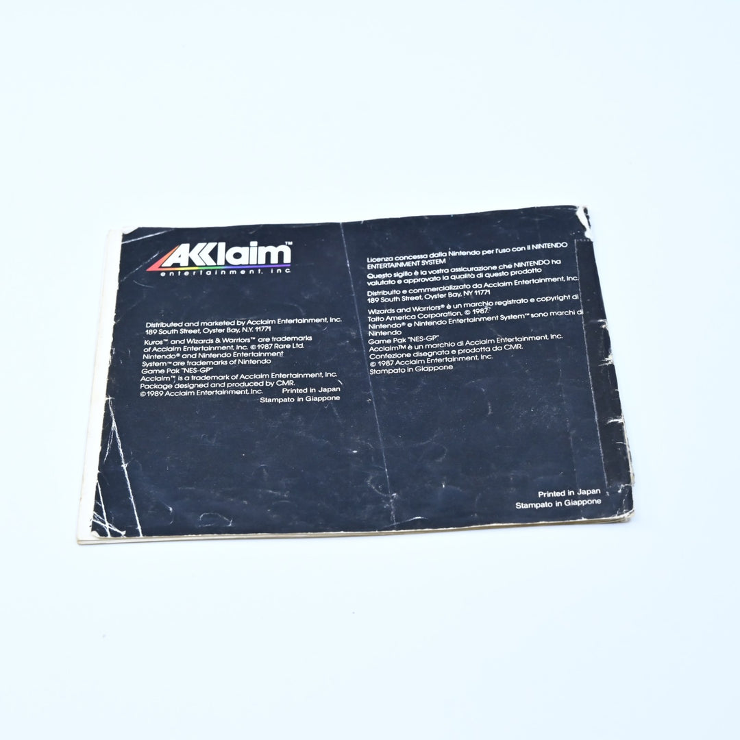 Wizards & Warriors - Nintendo Entertainment System / NES Boxed Game - PAL