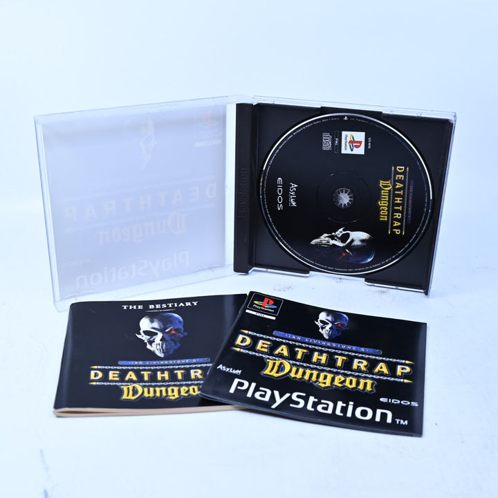 Deathtrap Dungeon - Sony Playstation 1 / PS1 Game + Manual - PAL - MINT DISC!