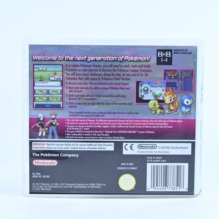 Pokemon Pearl - Nintendo DS Game - EU PAL + Manual - FREE POST!