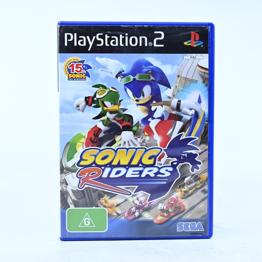 Sonic Riders - Sony Playstation 2 / PS2 Game + Manual - PAL - MINT DISC!