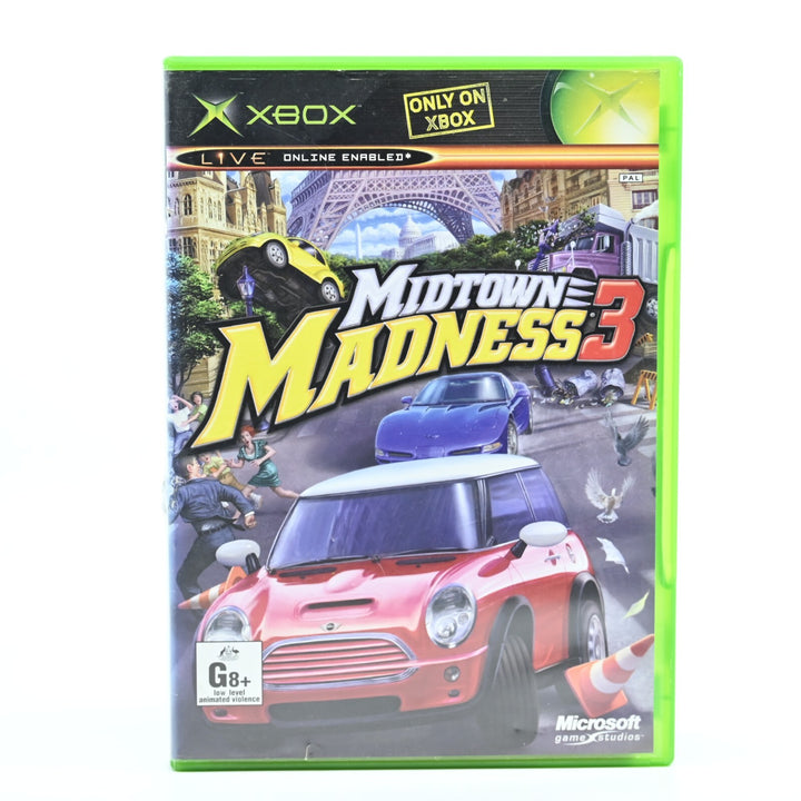 Midtown Madness 3 - Original Xbox Game + Manual - PAL - MINT DISC!