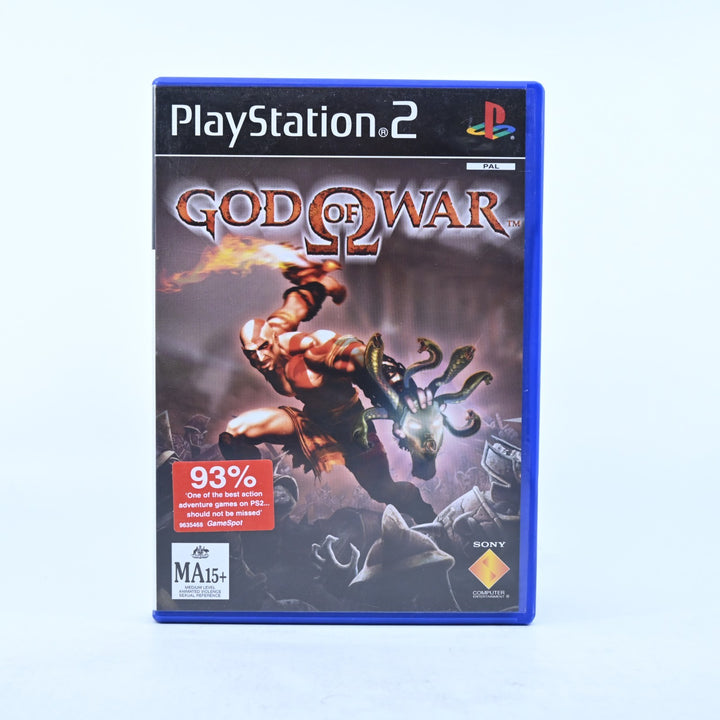 God of War - Sony Playstation 2 / PS2 Game + Manual - PAL - MINT DISC!