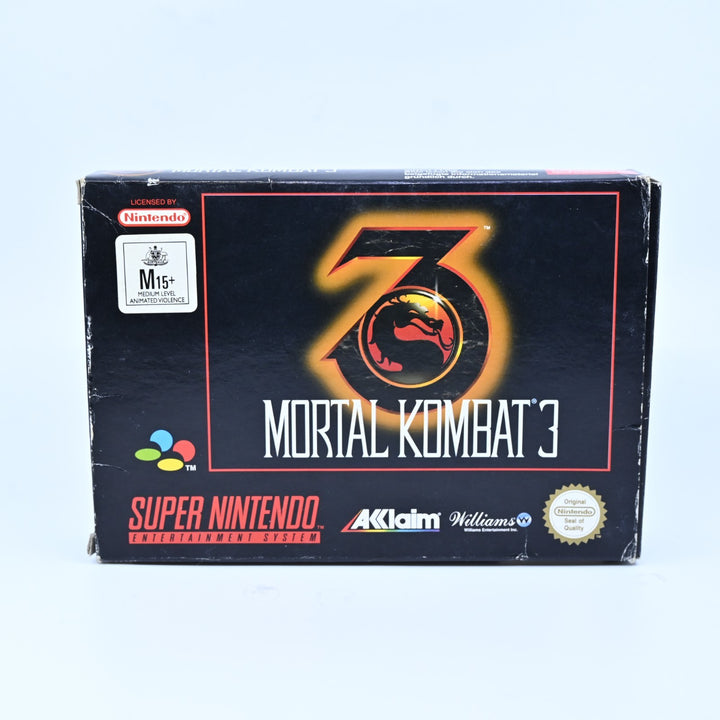 Mortal Kombat 3 - Super Nintendo / SNES Boxed Game - PAL - FREE POST!