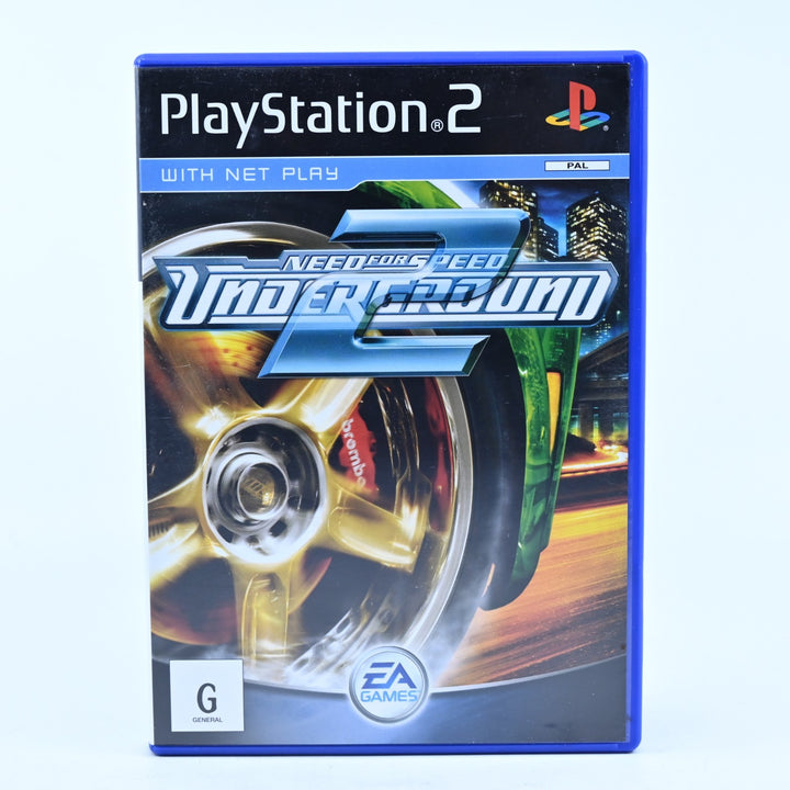 Need for Speed Underground 2 - Sony Playstation 2 / PS2 Game + Manual - PAL