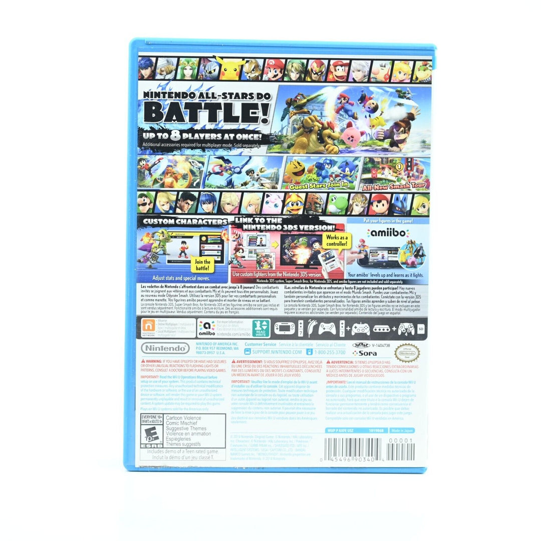 Super Smash Bros. for Wii U - Nintendo Wii U Game - NTSC-U/C  - FREE POST!