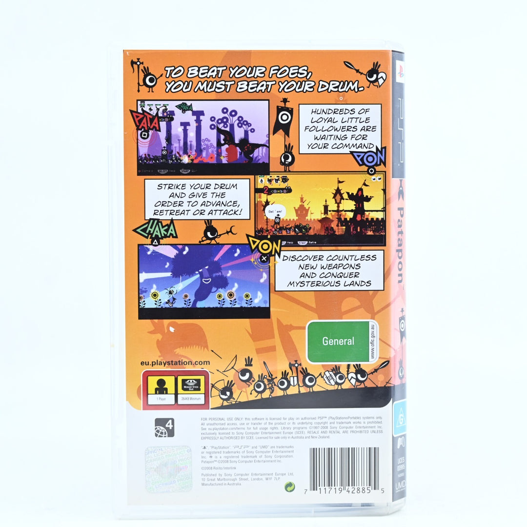 Patapon - Sony PSP Game + Manual - FREE POST!