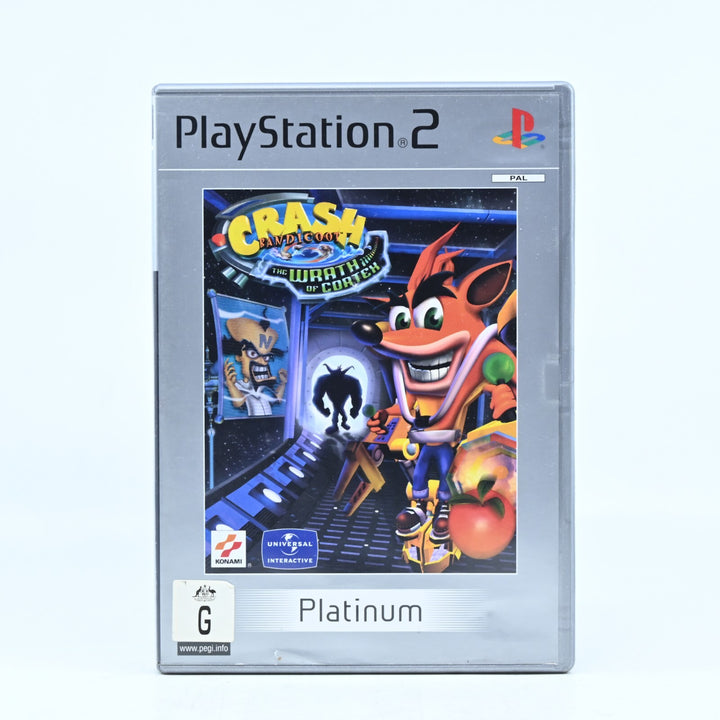 Crash Bandicoot: The Wrath of Cortex - Sony Playstation 2 / PS2 Game + Manual
