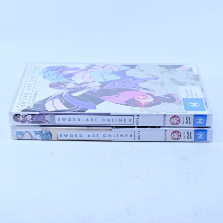 SEALED! Sword Art Online II - Volumes 1 &amp; 2 - Region 4 - Anime DVD