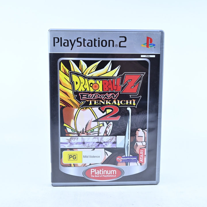 Dragon Ball Z Budokai Tenkaichi 2 - Sony Playstation 2 / PS2 Game + Manual - PAL