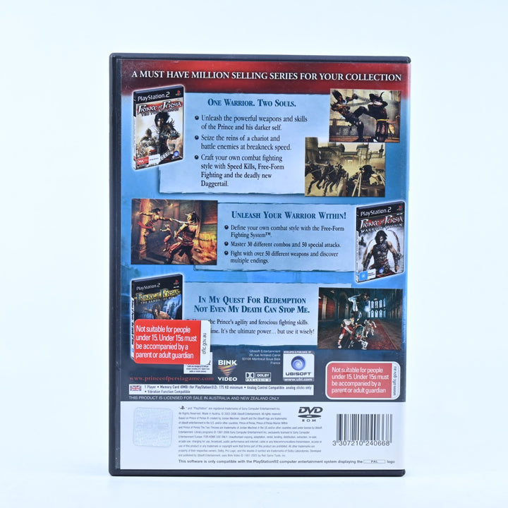 Prince Of Persia: Trilogy - Sony Playstation 2 / PS2 Game + 3 Manuals - PAL