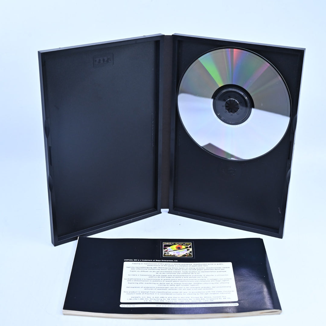Virtual On: Cyber Troopers - Sega Saturn Game + Manual - PAL - FREE POST!