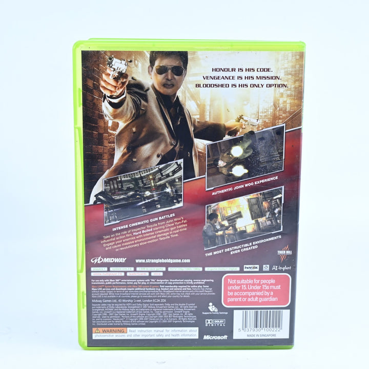 John Woo Presents: Stranglehold - Xbox 360 Game + Manual - PAL - MINT DISC!