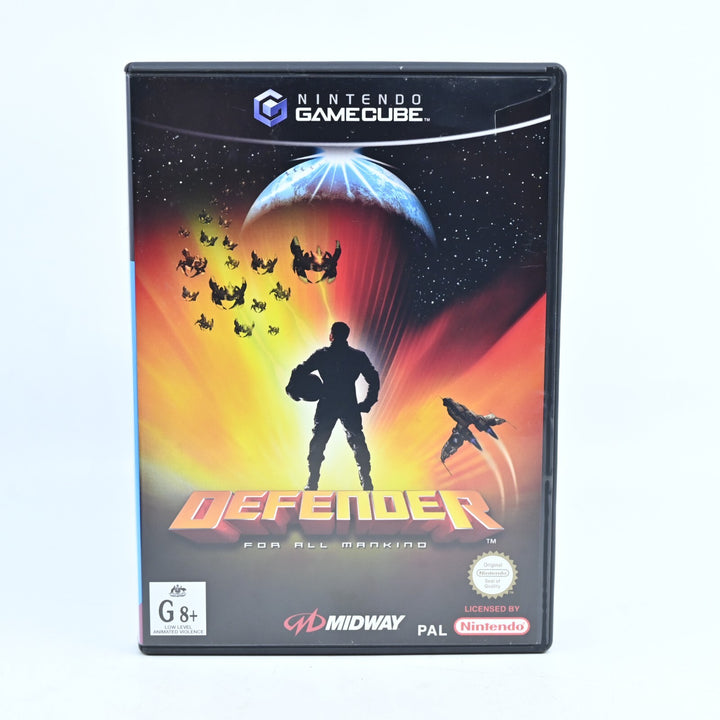 Defender - Nintendo Gamecube Game + Manual - PAL - FREE POST!