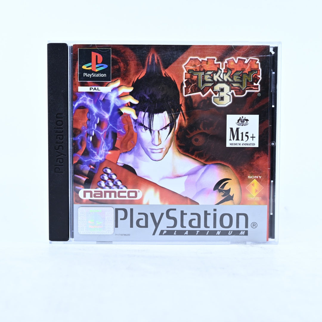 Tekken 3 - Sony Playstation 1 / PS1 Game + Manual - PAL - MINT DISC!