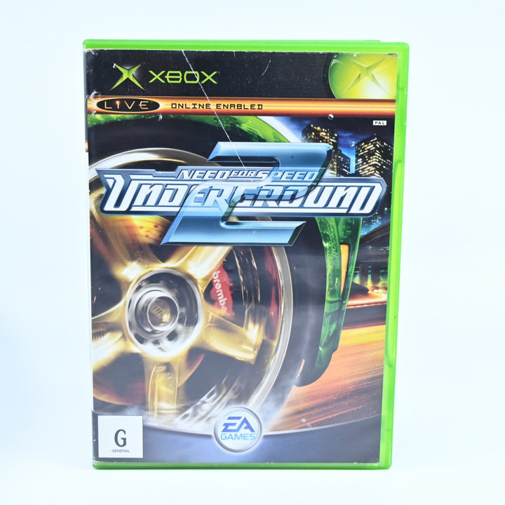 Need for Speed Underground 2 - Original Xbox Game + Manual - PAL - MINT DISC!