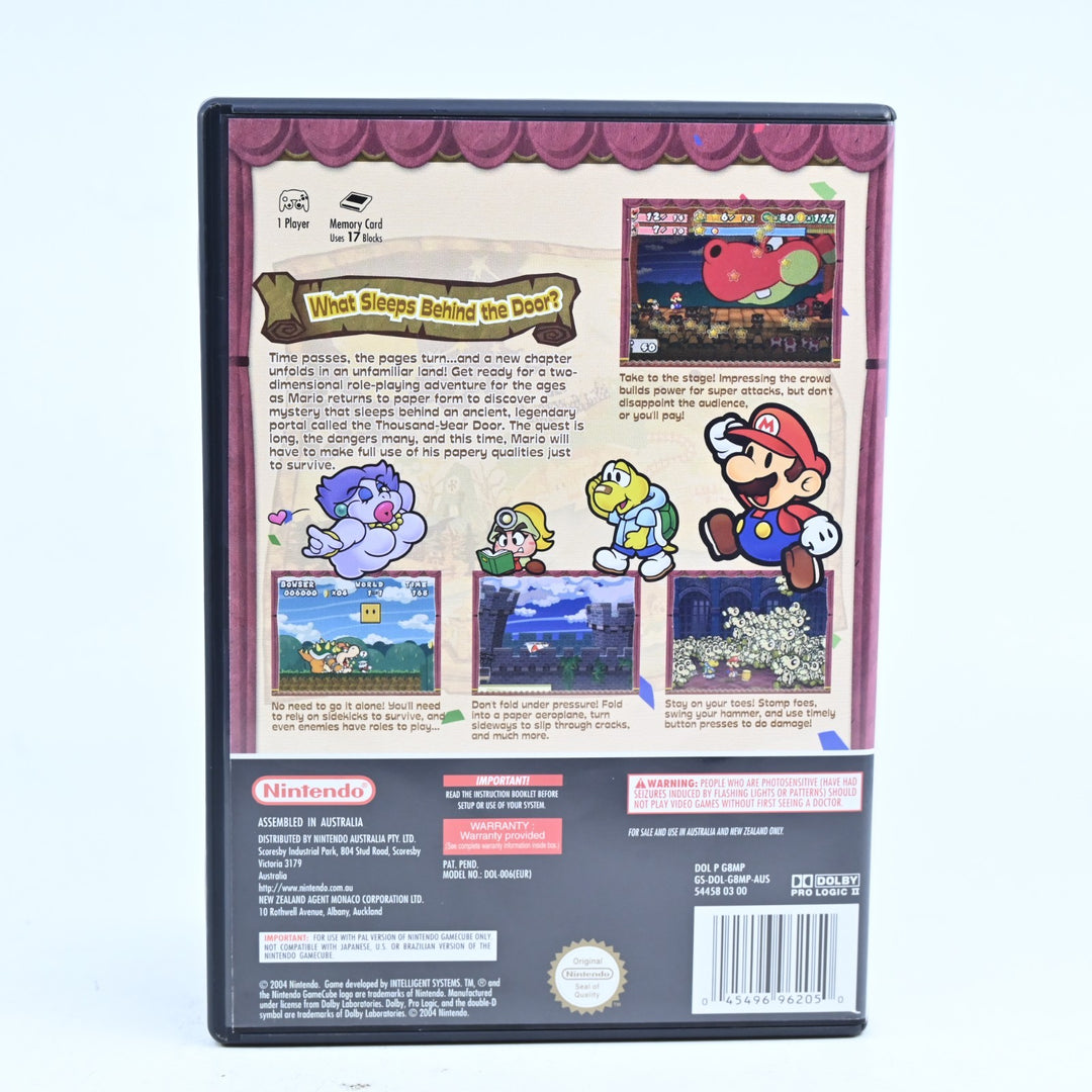 Paper Mario: The Thousand Year Door - Nintendo Gamecube Game + Manual - PAL