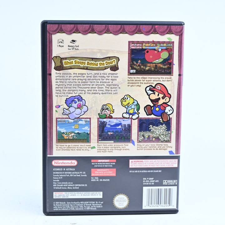 Paper Mario: The Thousand Year Door - Nintendo Gamecube Game + Manual - PAL