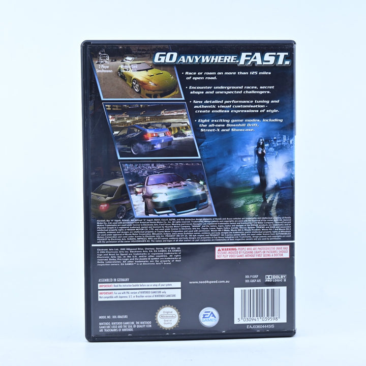 Need for Speed Underground 2 - Nintendo Gamecube Game + Manual - PAL
