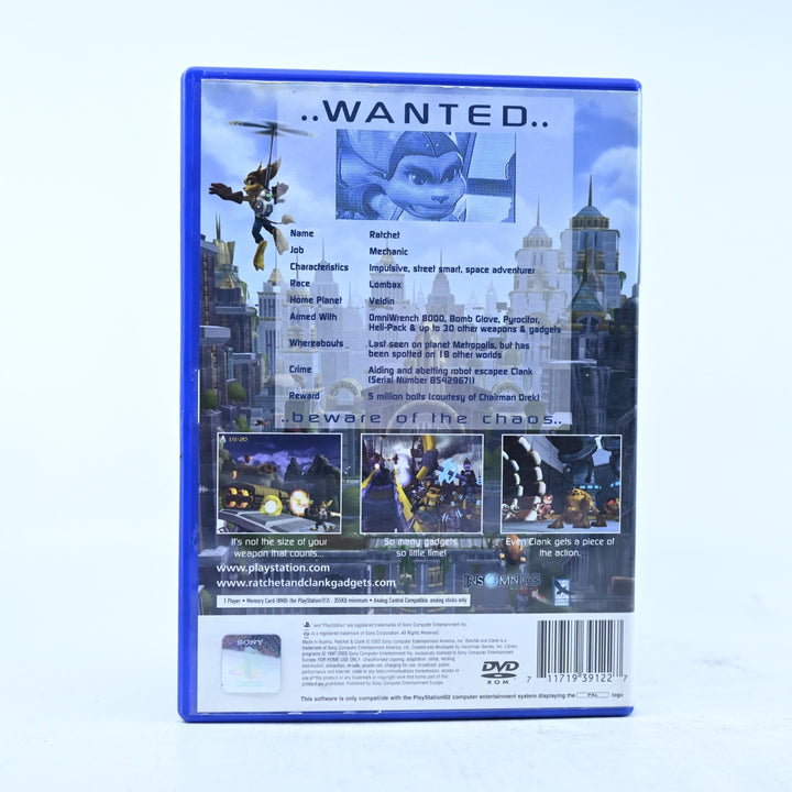Ratchet & Clank - Sony Playstation 2 / PS2 Game - No Manual - PAL