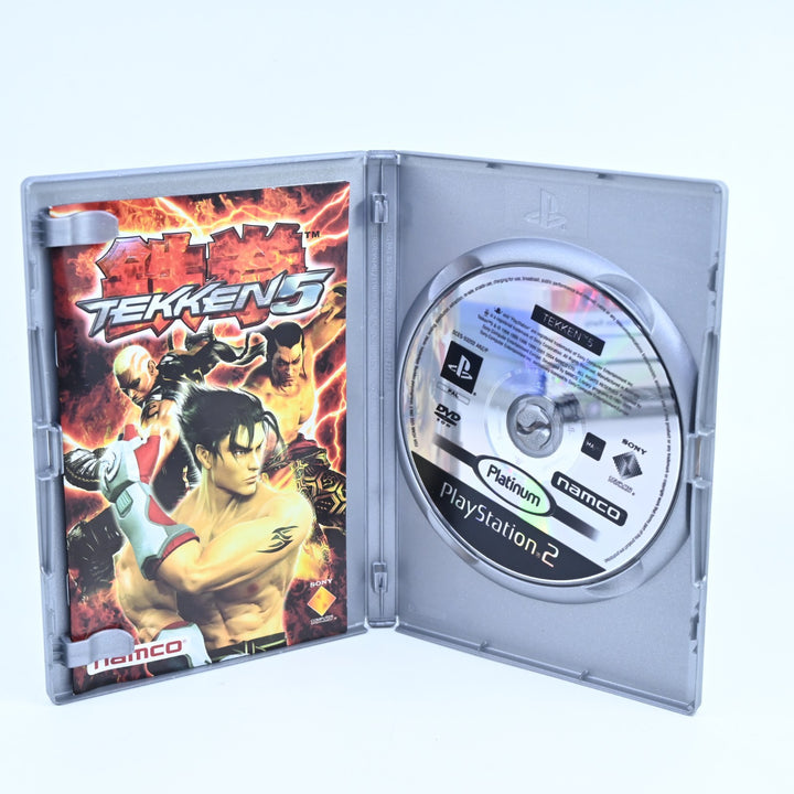 Tekken 5 - Sony Playstation 2 / PS2 Game + Manual - PAL - MINT DISC!