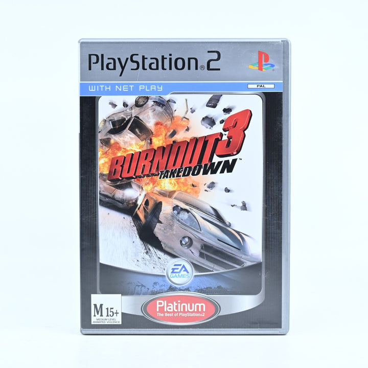 Burnout 3: Takedown - Sony Playstation 2 / PS2 Game + Manual - PAL