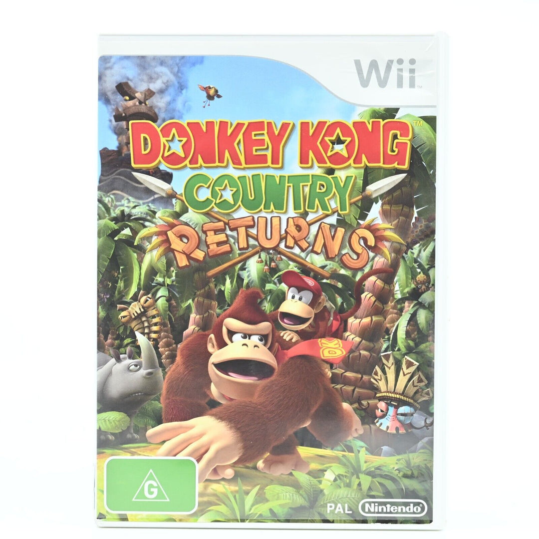 Donkey Kong Country Returns - Nintendo Wii Game - PAL - FREE POST!