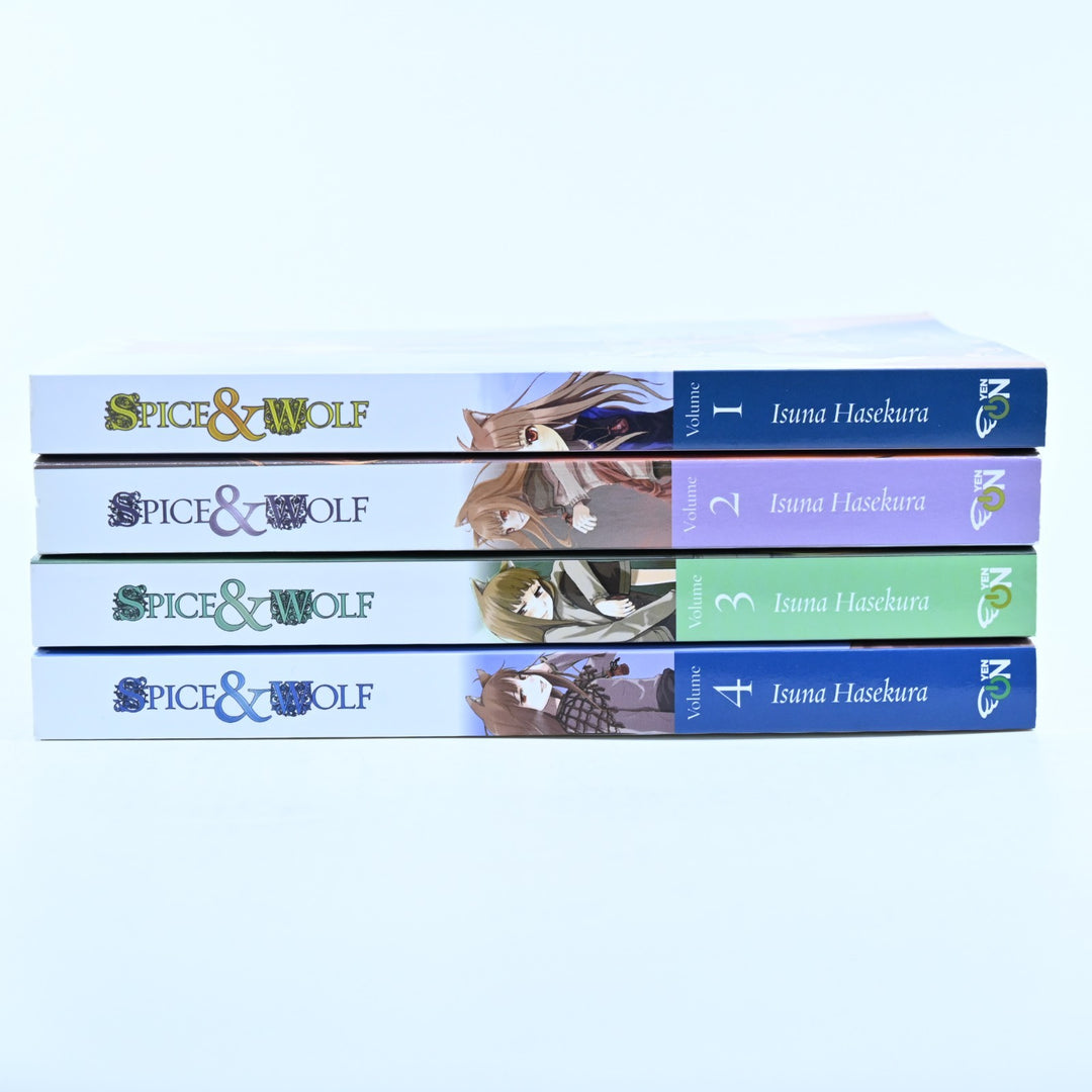 Spice & Wolf - Volumes 1-4 - Isuna Hasekura - Yen On - Light Novel / Manga