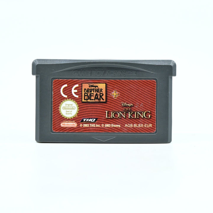 Brother Bear + The Lion King - Nintendo Gameboy Advance / GBA Game - PAL