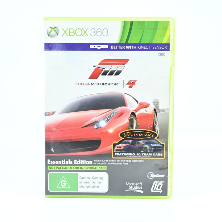 Forza Motorsport 4: Essentials Edition - Xbox 360 Game + No Manual - PAL