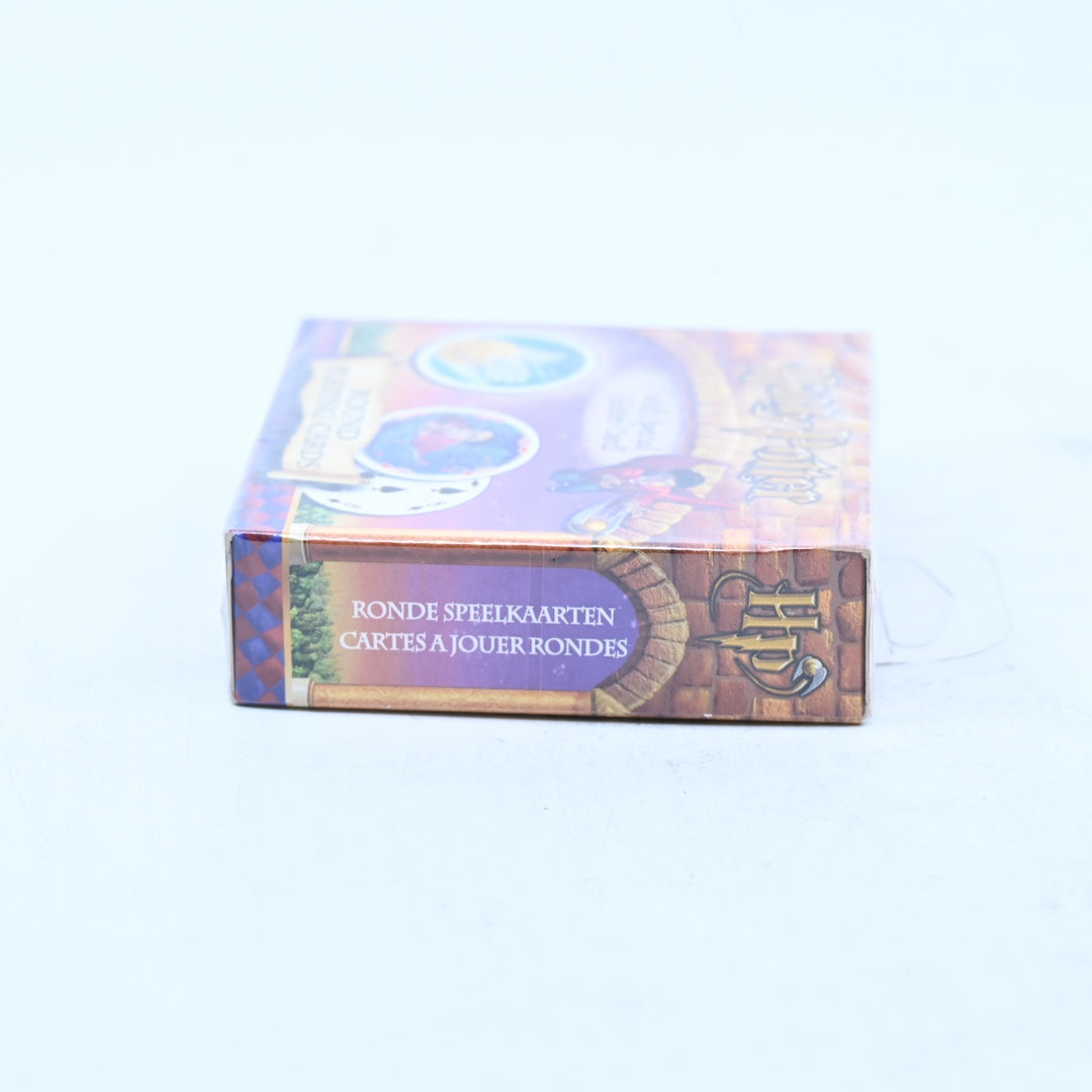 SEALED! Harry Potter Round Playing Cards - With Special Glitter Card - Toy