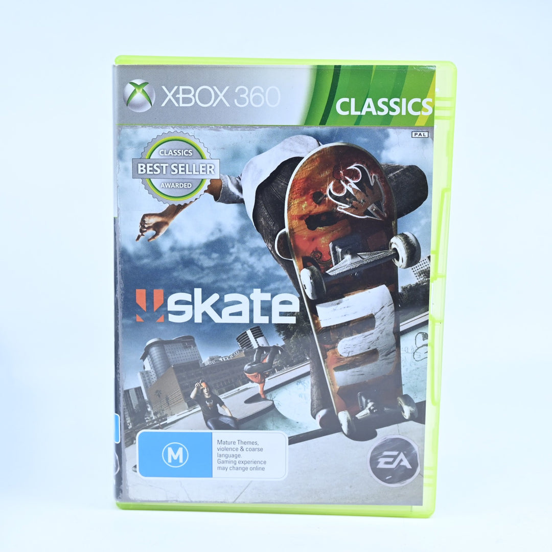 Skate 3 - Xbox 360 Game + Manual - PAL - MINT DISC!