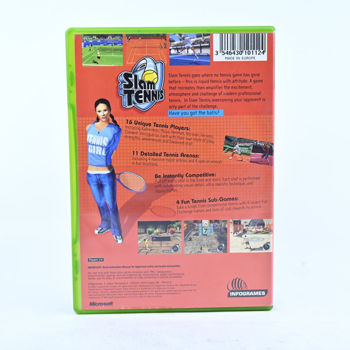 Slam Tennis - Original Xbox Game + Manual - PAL - MINT DISC!