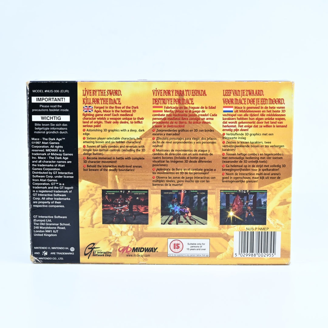 Mace: The Dark Age - N64 / Nintendo 64 Boxed Game - PAL - FREE POST!