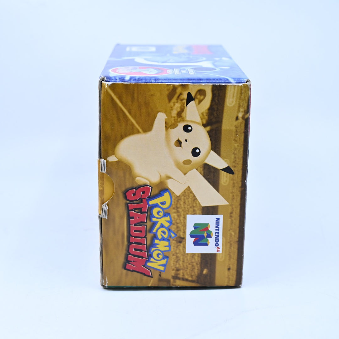 Pokemon Stadium - WITH N64 TRANSFER PAK - N64 / Nintendo 64 Boxed Game - PAL