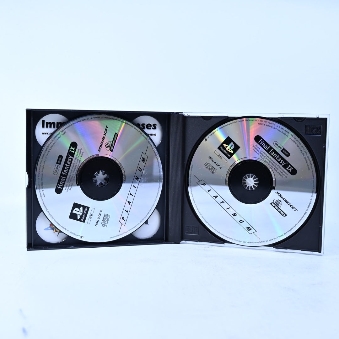Final Fantasy IX - Sony Playstation 1 / PS1 Game + Manual - PAL - MINT DISC!