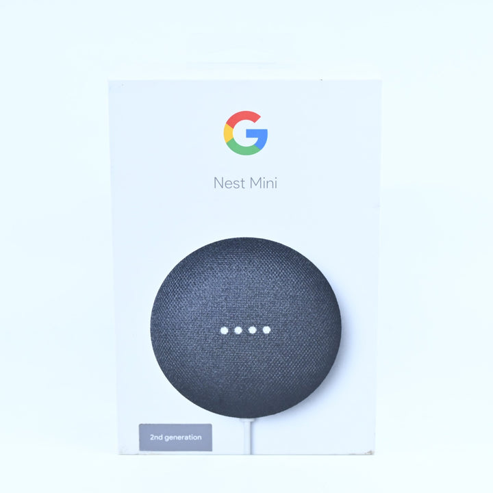 Google Nest Mini 2nd Generation Smart Speaker - Charcoal - Other Electronics