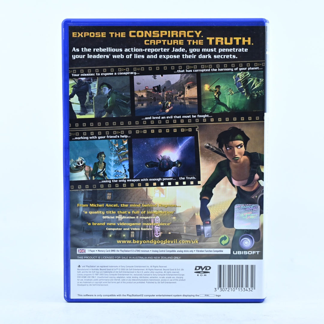 Beyond Good & Evil - Sony Playstation 2 / PS2 Game + Manual - PAL - MINT DISC!