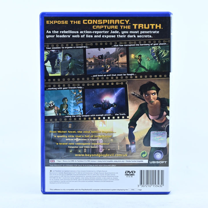 Beyond Good & Evil - Sony Playstation 2 / PS2 Game + Manual - PAL - MINT DISC!