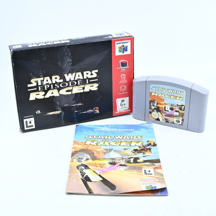 Star Wars Episode 1 Racer - N64 / Nintendo 64 Boxed Game - PAL - FREE POST!