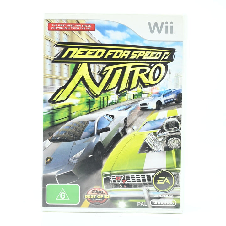 Need for Speed: Nitro - Nintendo Wii Game - PAL - FREE POST!