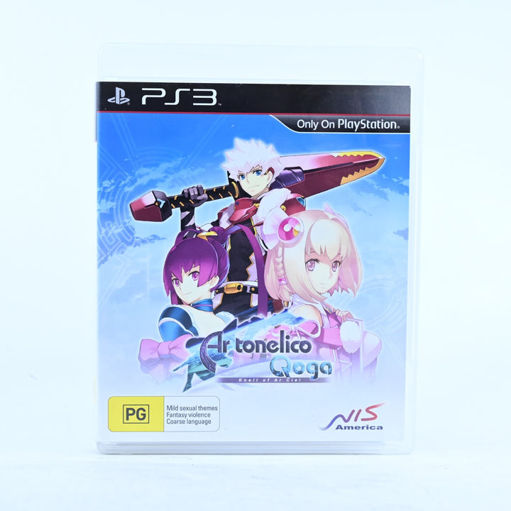 Ar Tonelico Qoga Knell of Ar Ciel - Sony Playstation 3 / PS3 Game + Manual