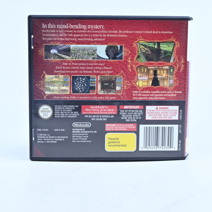 Professor Layton and Pandora's Box - Nintendo DS Game - PAL + Manual