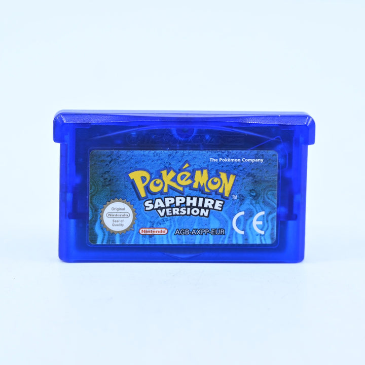 Pokemon Sapphire Version - GBA Game - PAL - NEW BATTERY!